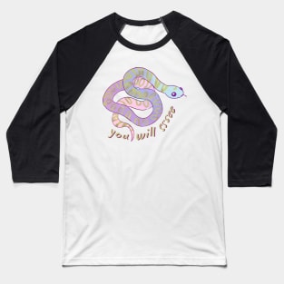 Cute watercolor snake Baseball T-Shirt